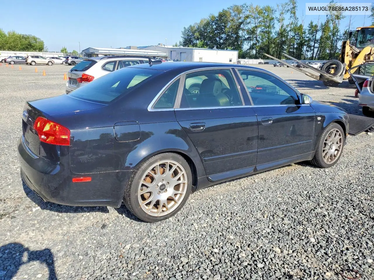 2006 Audi S4 Quattro VIN: WAUGL78E86A285173 Lot: 59194426