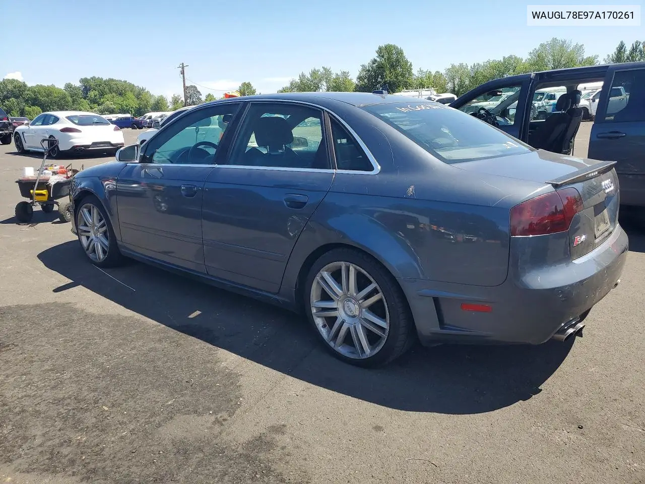 2007 Audi New S4 Quattro VIN: WAUGL78E97A170261 Lot: 60323706