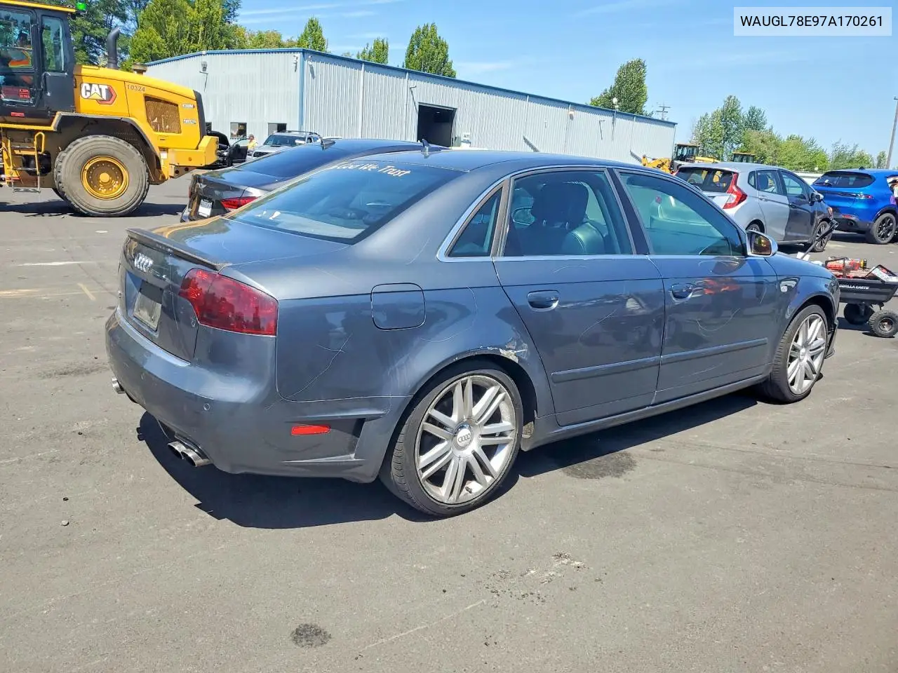 2007 Audi New S4 Quattro VIN: WAUGL78E97A170261 Lot: 60323706