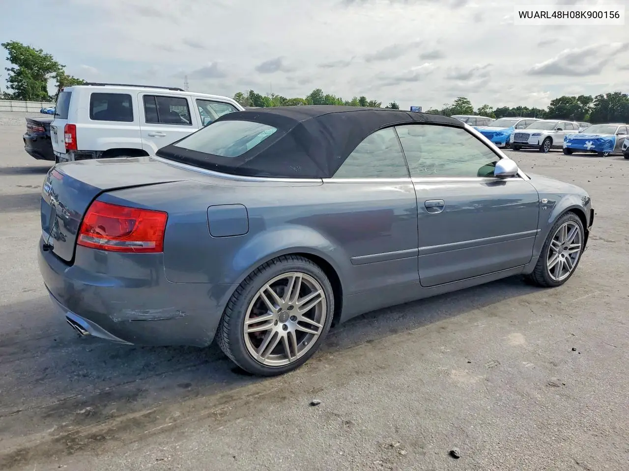 2008 Audi S4 Quattro Cabriolet VIN: WUARL48H08K900156 Lot: 51590516