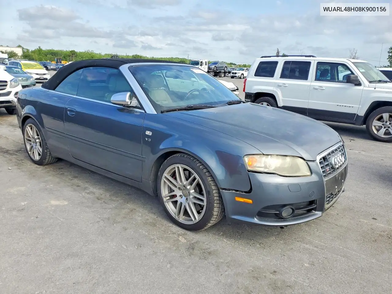 2008 Audi S4 Quattro Cabriolet VIN: WUARL48H08K900156 Lot: 51590516