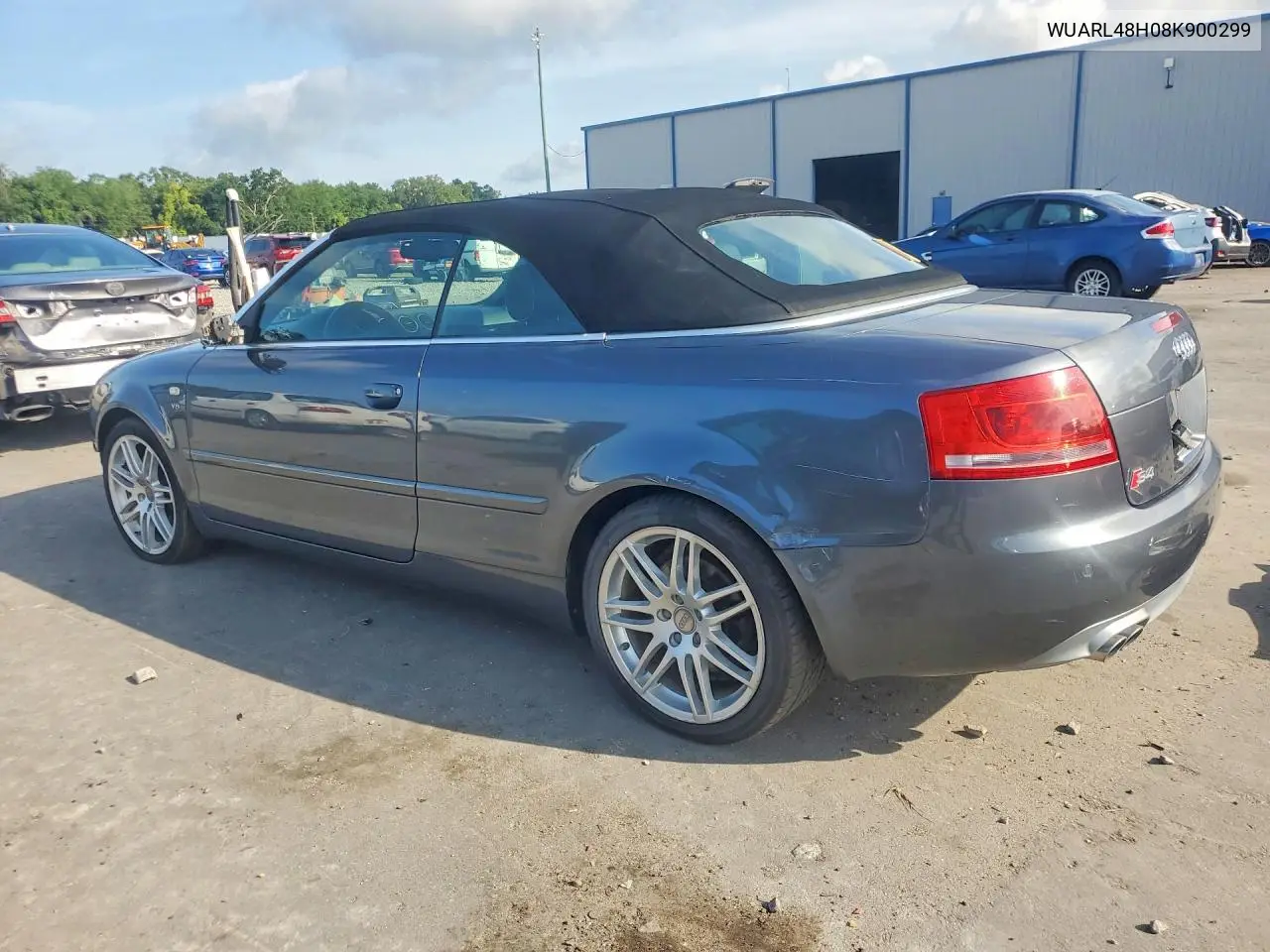 2008 Audi S4 Quattro Cabriolet VIN: WUARL48H08K900299 Lot: 55018366