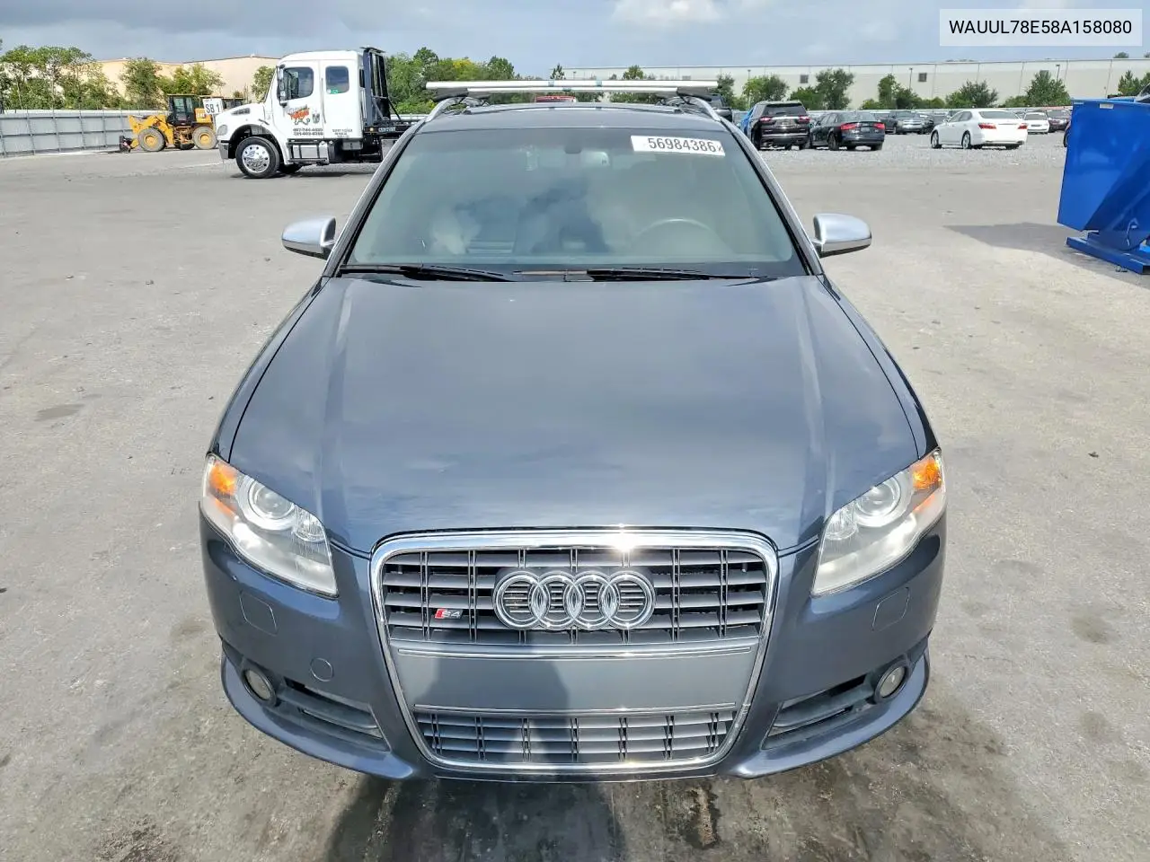 2008 Audi S4 Avant Quattro VIN: WAUUL78E58A158080 Lot: 56984386