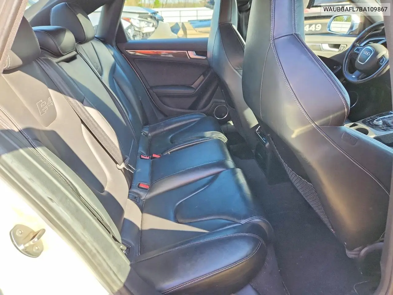 2011 Audi S4 Premium Plus VIN: WAUBGAFL7BA109867 Lot: 49937006