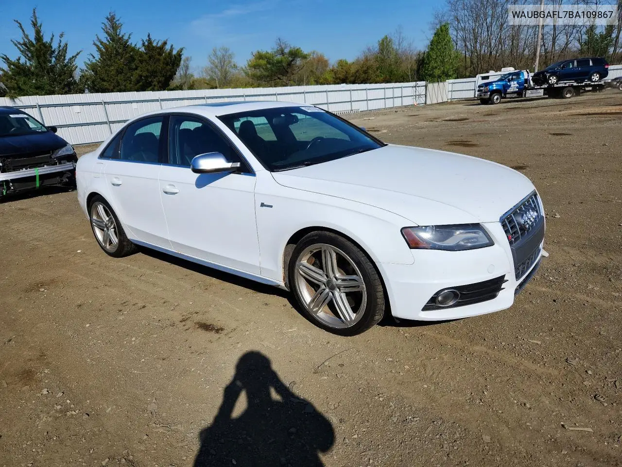 2011 Audi S4 Premium Plus VIN: WAUBGAFL7BA109867 Lot: 49937006