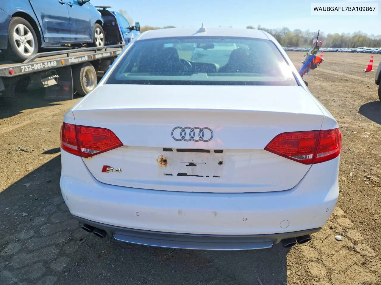 2011 Audi S4 Premium Plus VIN: WAUBGAFL7BA109867 Lot: 49937006