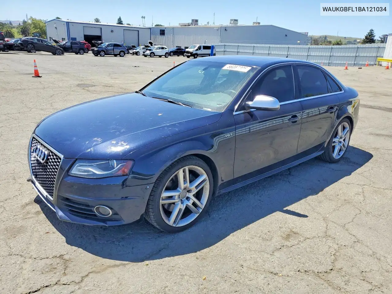 2011 Audi S4 Prestige VIN: WAUKGBFL1BA121034 Lot: 56087306