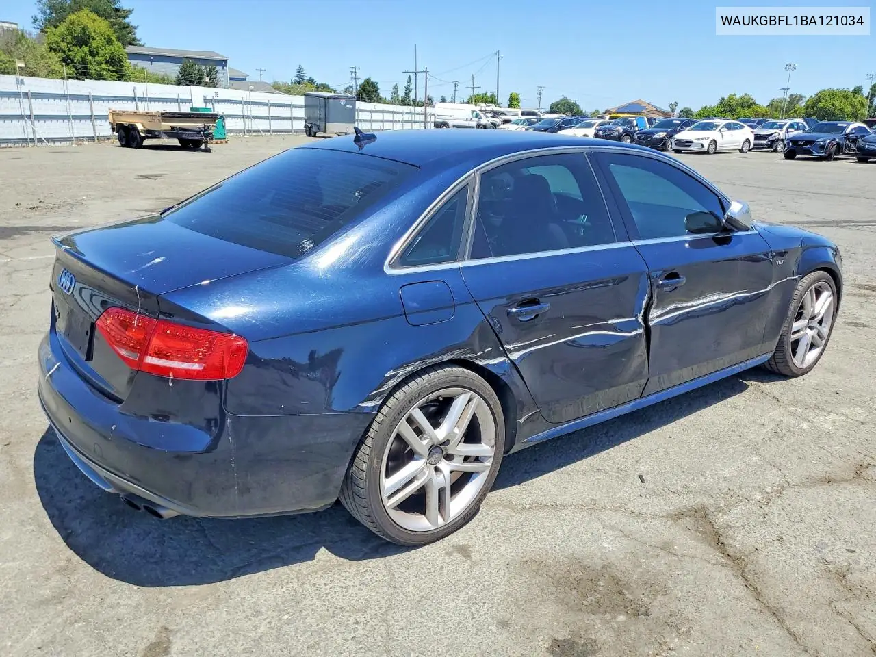 2011 Audi S4 Prestige VIN: WAUKGBFL1BA121034 Lot: 56087306