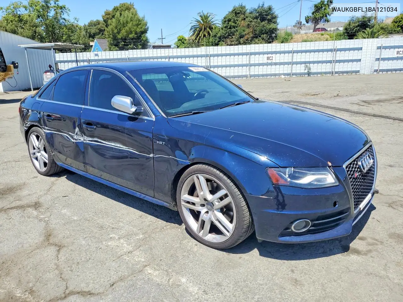 2011 Audi S4 Prestige VIN: WAUKGBFL1BA121034 Lot: 56087306