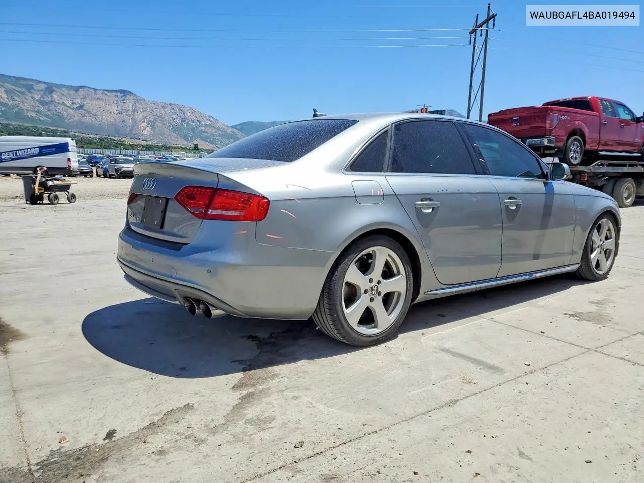 2011 Audi S4 Premium Plus VIN: WAUBGAFL4BA019494 Lot: 56144016