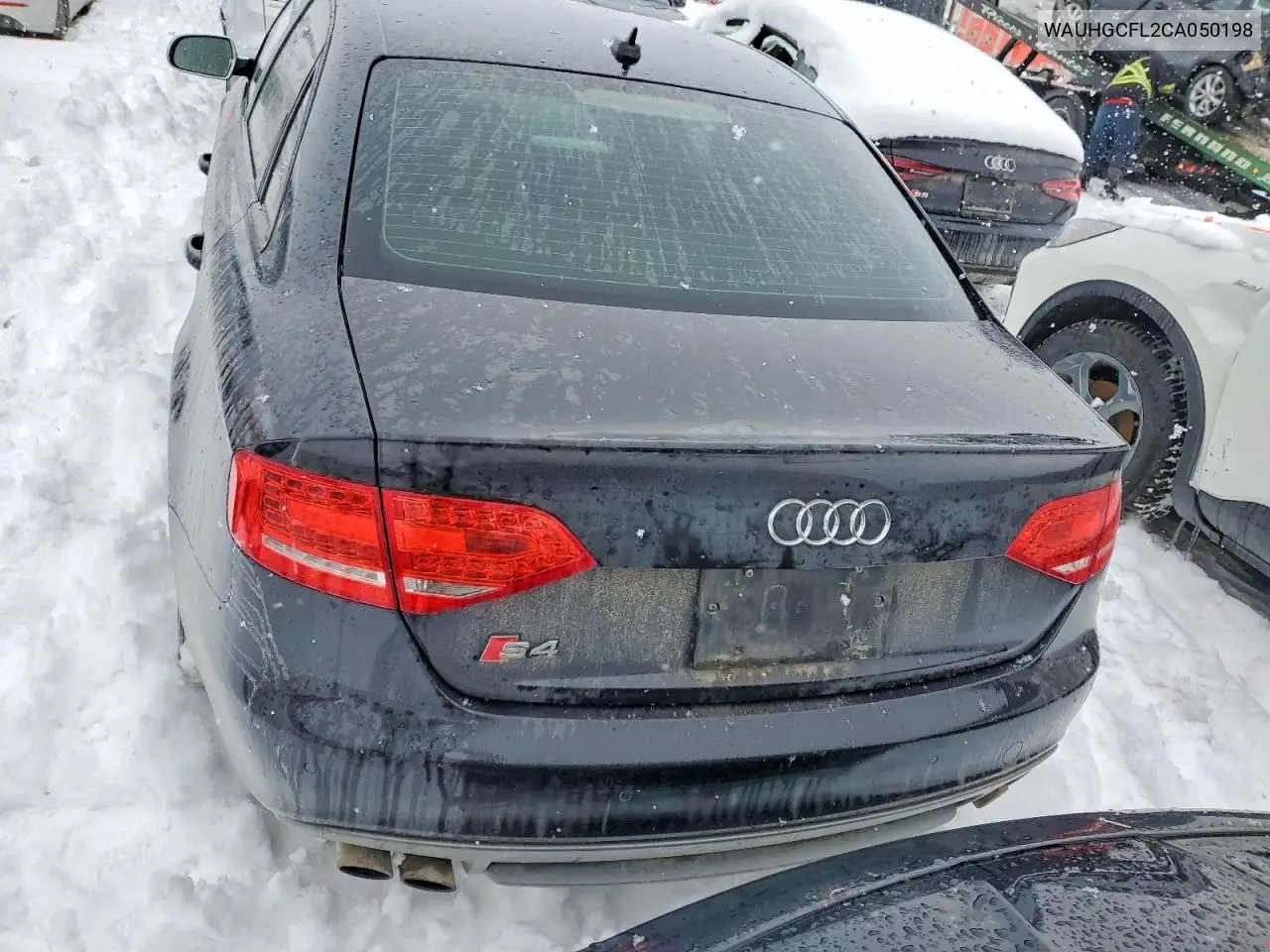 2012 Audi S4 Premium VIN: WAUHGCFL2CA050198 Lot: 45925206