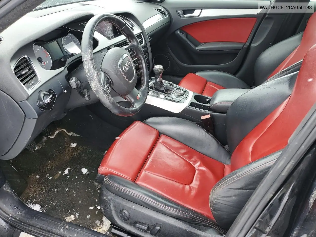 2012 Audi S4 Premium VIN: WAUHGCFL2CA050198 Lot: 45925206