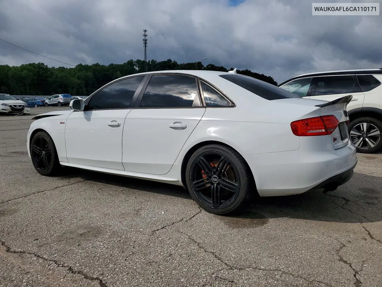 2012 Audi S4 Prestige VIN: WAUKGAFL6CA110171 Lot: 54791016