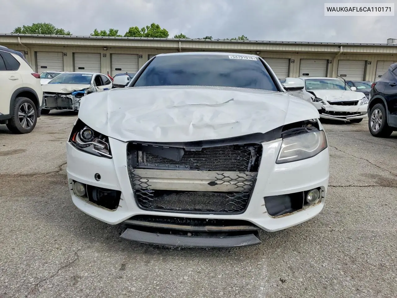 2012 Audi S4 Prestige VIN: WAUKGAFL6CA110171 Lot: 54791016