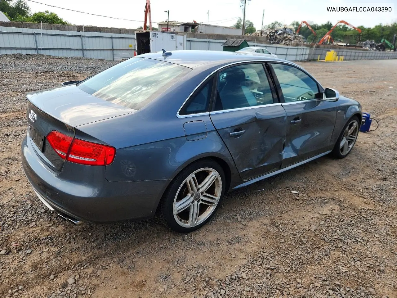 2012 Audi S4 Premium Plus VIN: WAUBGAFL0CA043390 Lot: 59174166