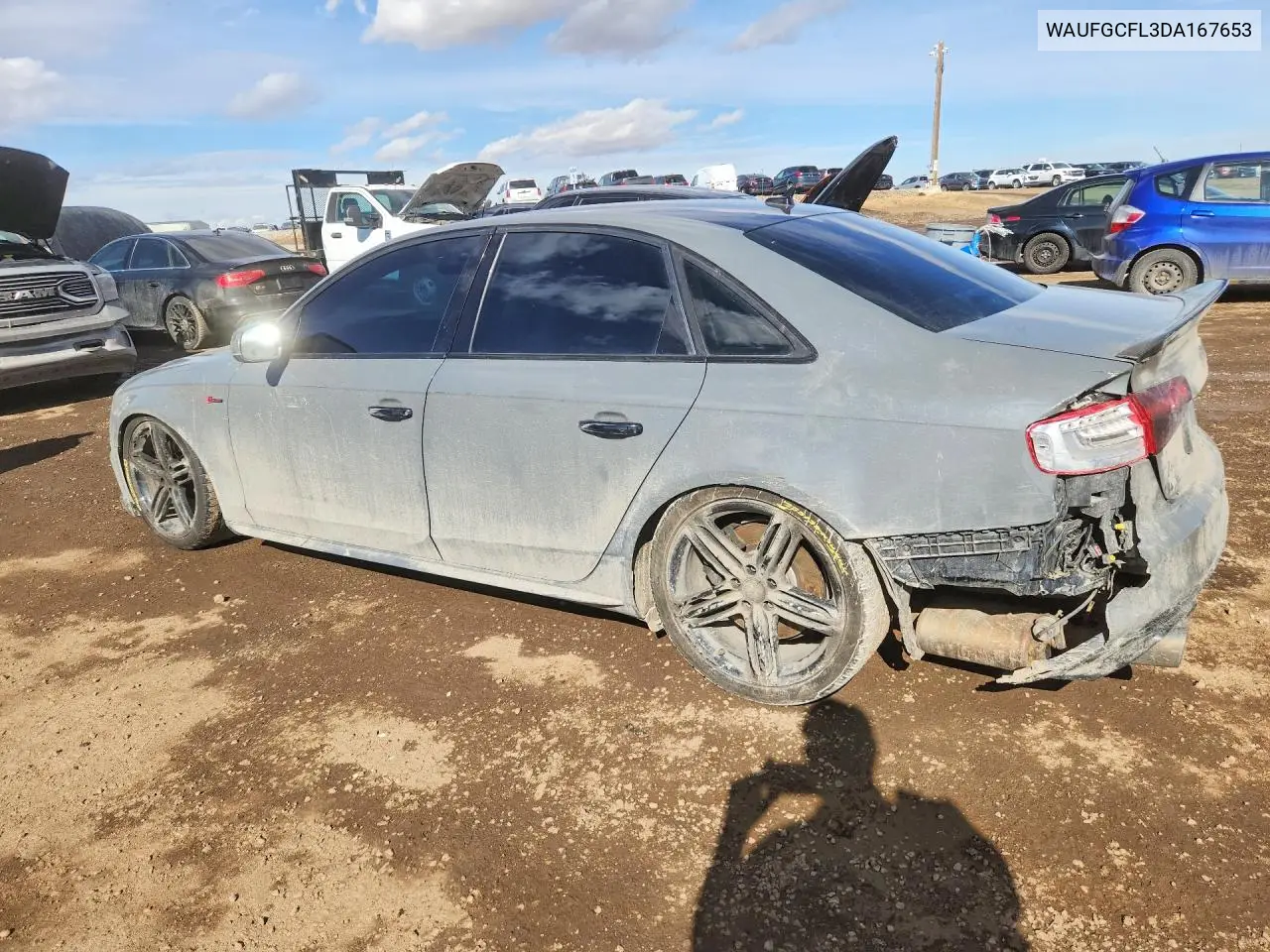 2013 Audi S4 Unknown VIN: WAUFGCFL3DA167653 Lot: 45937896