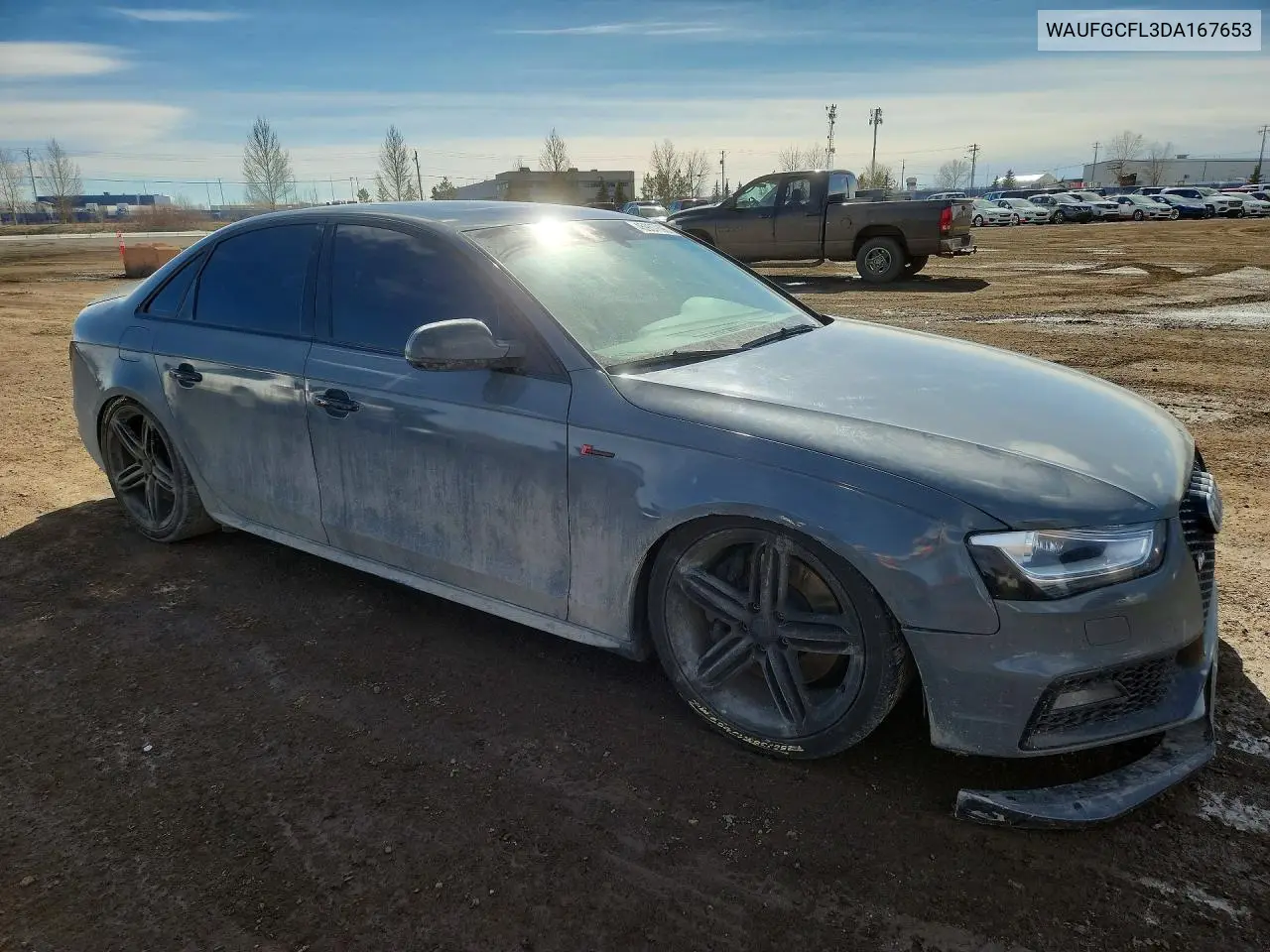 2013 Audi S4 Unknown VIN: WAUFGCFL3DA167653 Lot: 45937896
