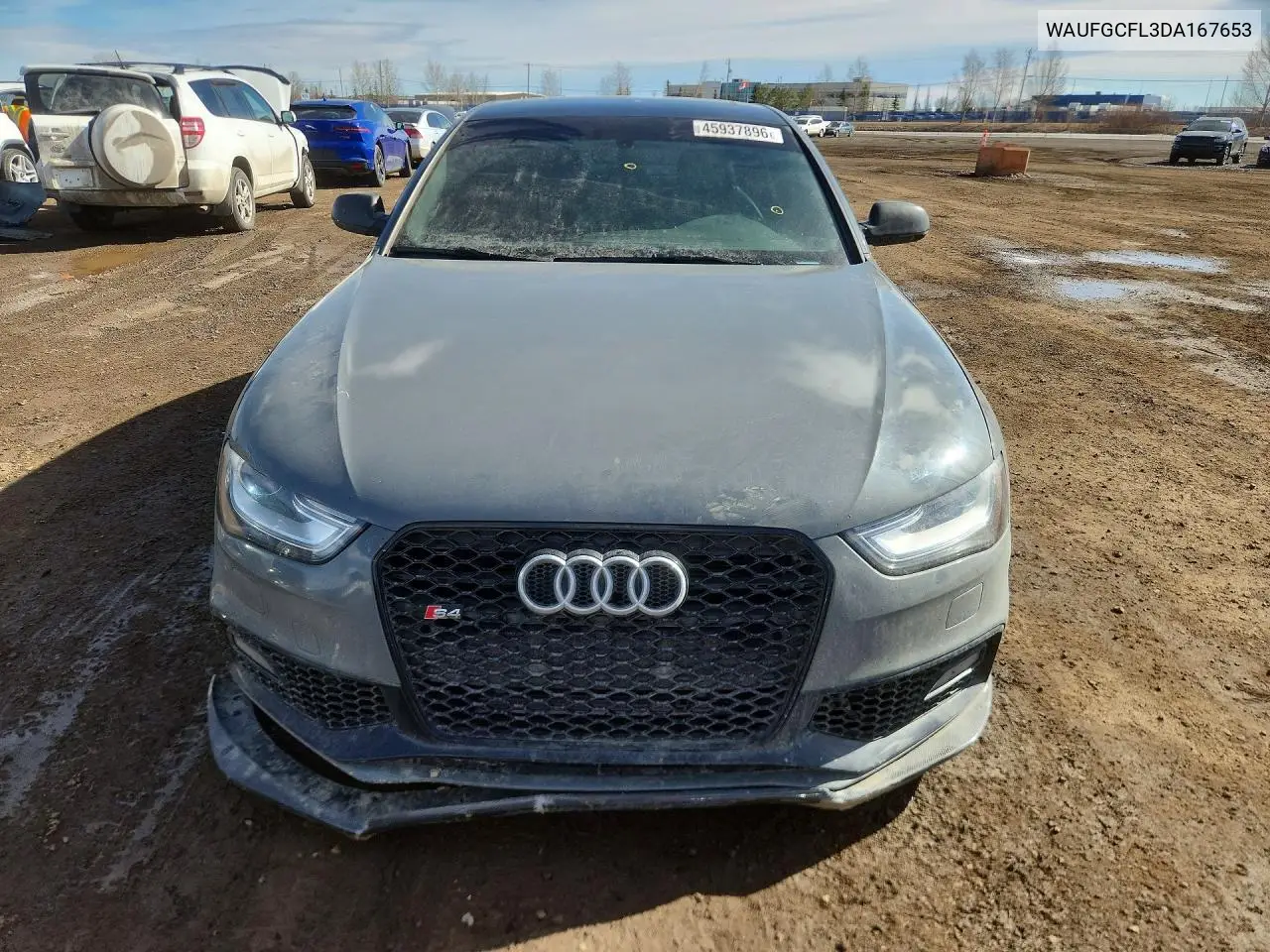 2013 Audi S4 Unknown VIN: WAUFGCFL3DA167653 Lot: 45937896