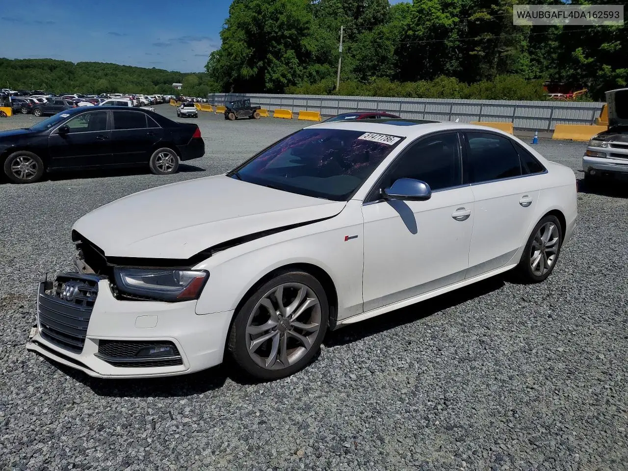 2013 Audi S4 Premium Plus VIN: WAUBGAFL4DA162593 Lot: 51471786