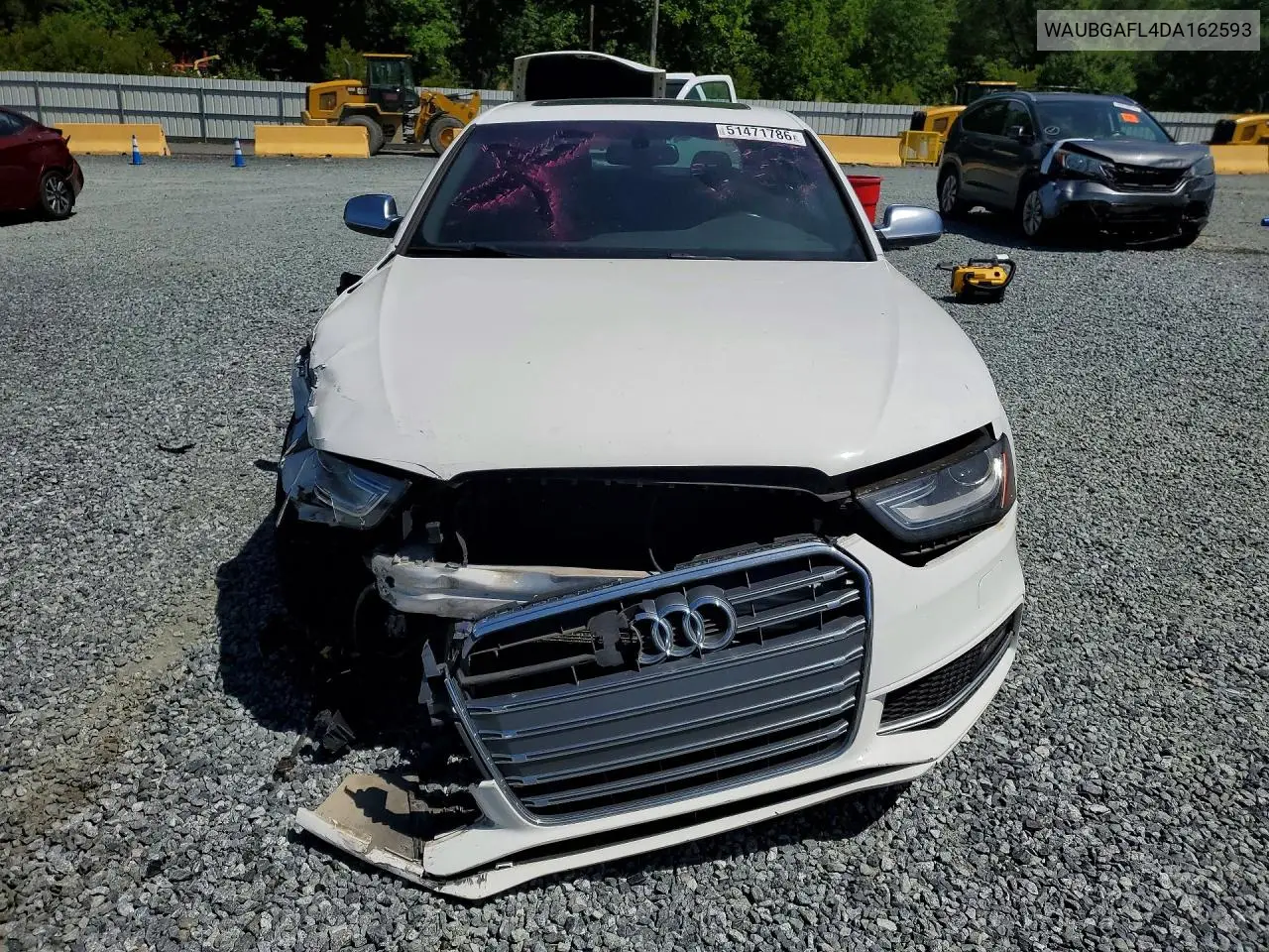 2013 Audi S4 Premium Plus VIN: WAUBGAFL4DA162593 Lot: 51471786