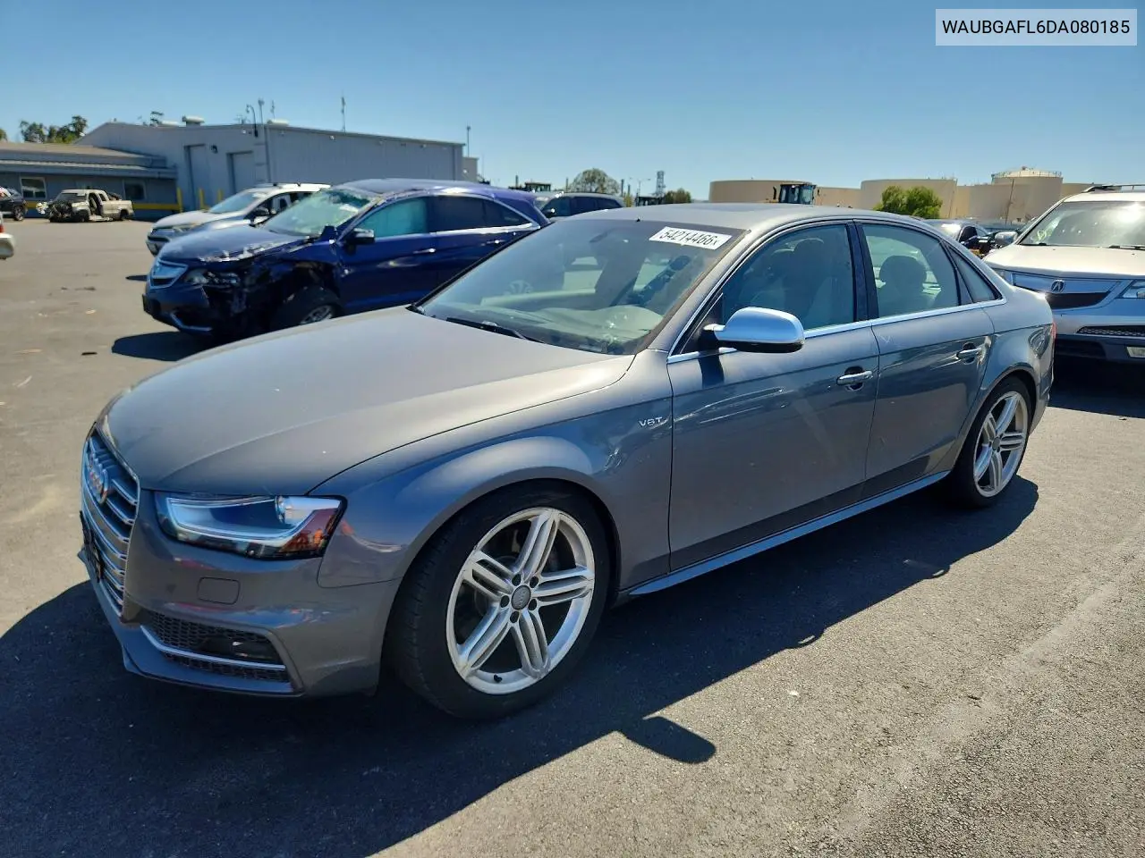 2013 Audi S4 Premium Plus VIN: WAUBGAFL6DA080185 Lot: 54214466