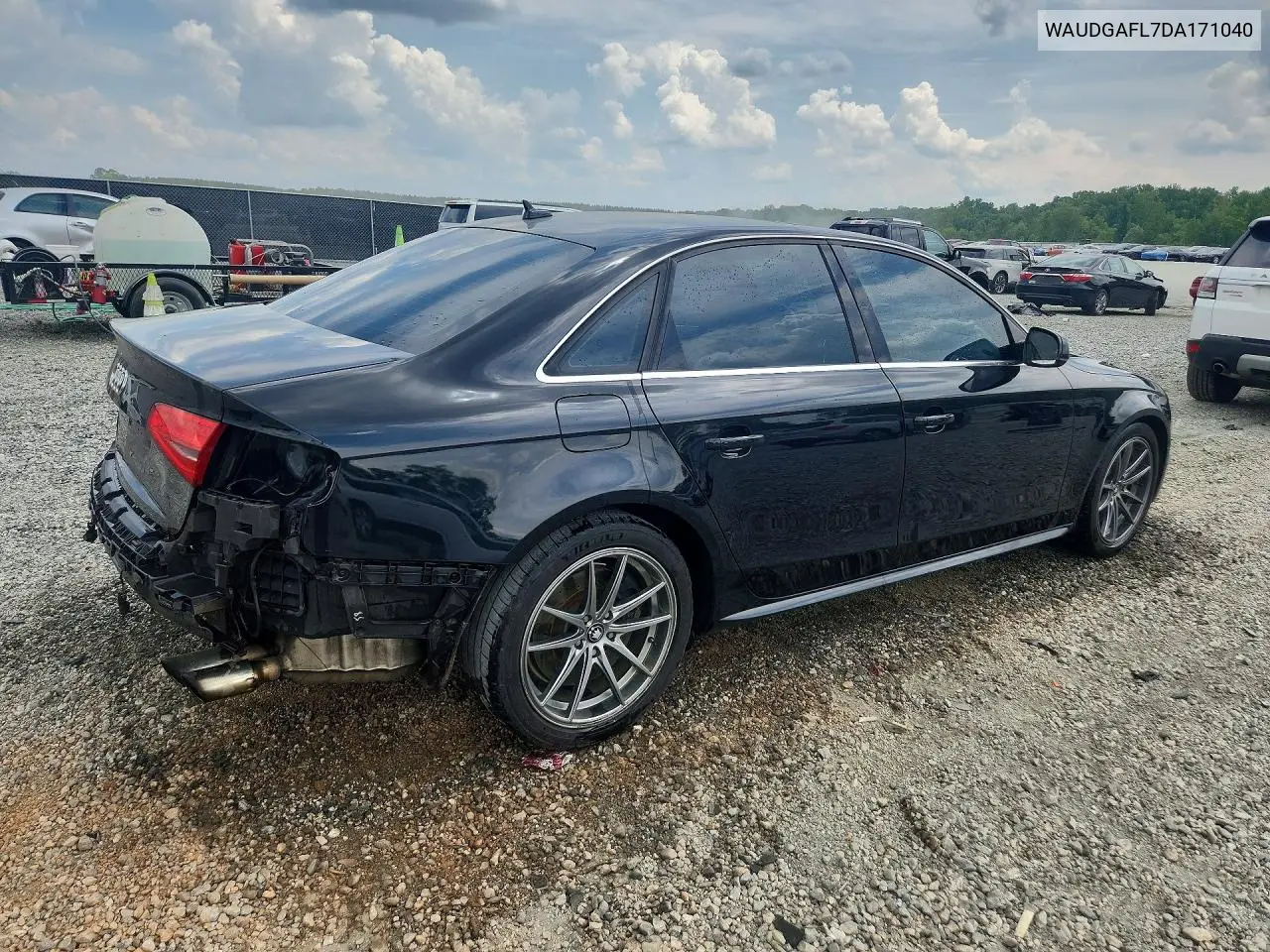 2013 Audi S4 Premium Plus VIN: WAUDGAFL7DA171040 Lot: 54245086