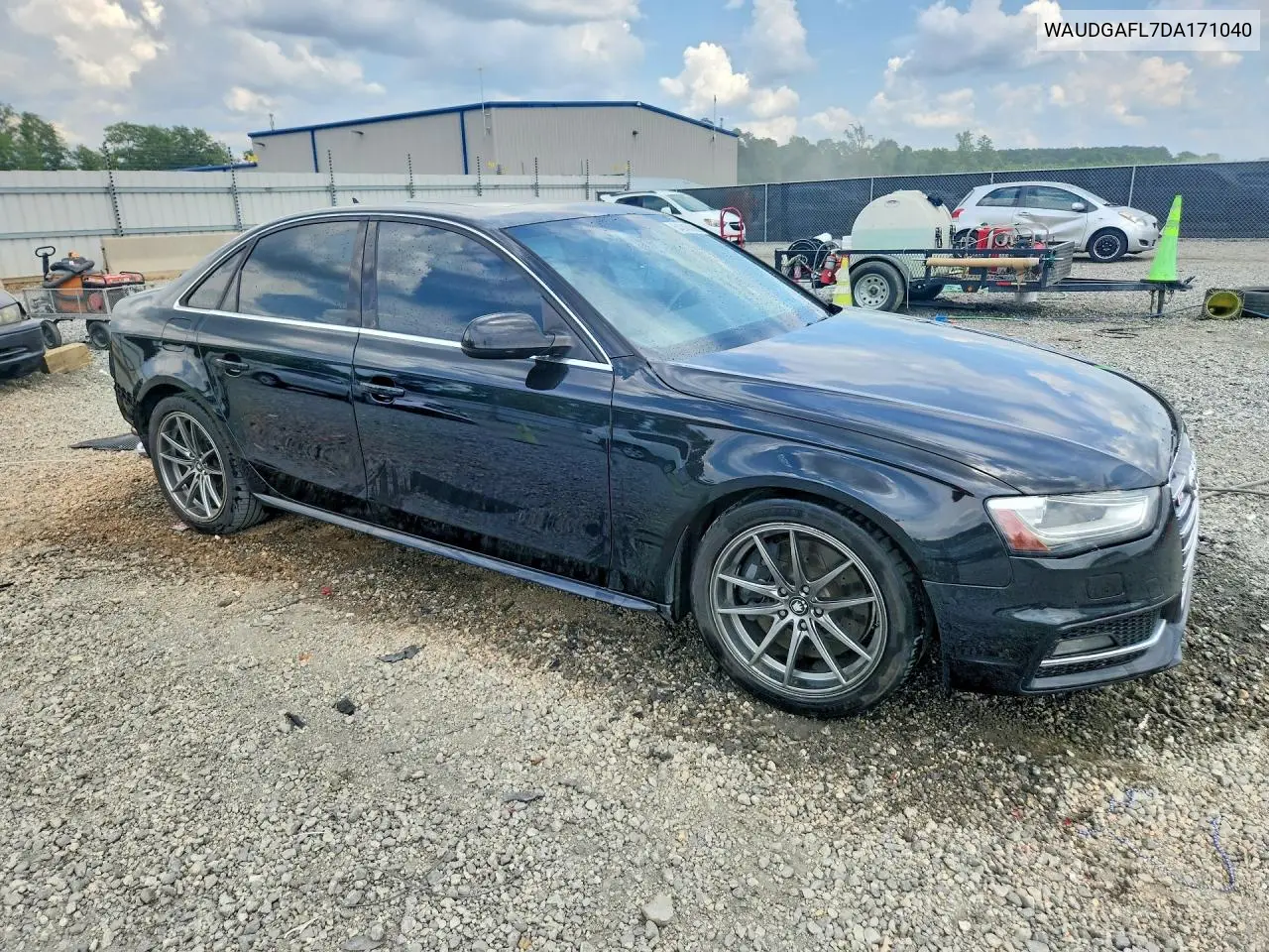 2013 Audi S4 Premium Plus VIN: WAUDGAFL7DA171040 Lot: 54245086