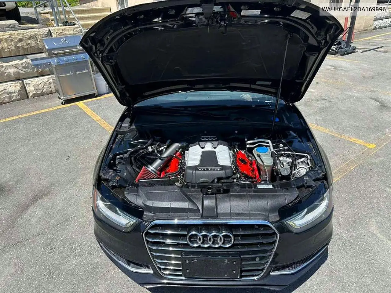 2013 Audi S4 Prestige VIN: WAUKGAFL2DA169896 Lot: 54771006