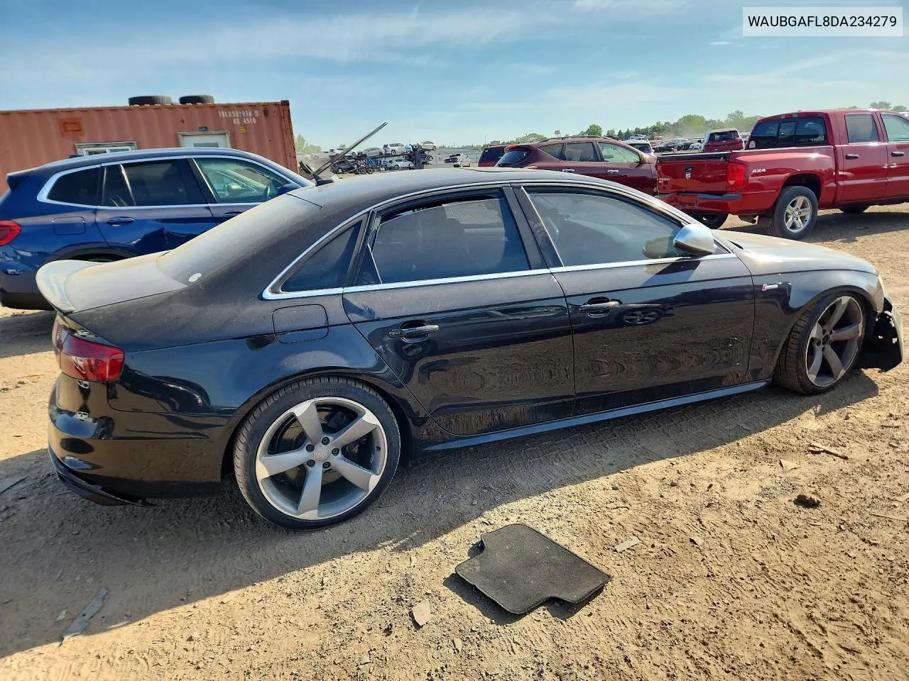 2013 Audi S4 VIN: WAUBGAFL8DA234279 Lot: 54921266