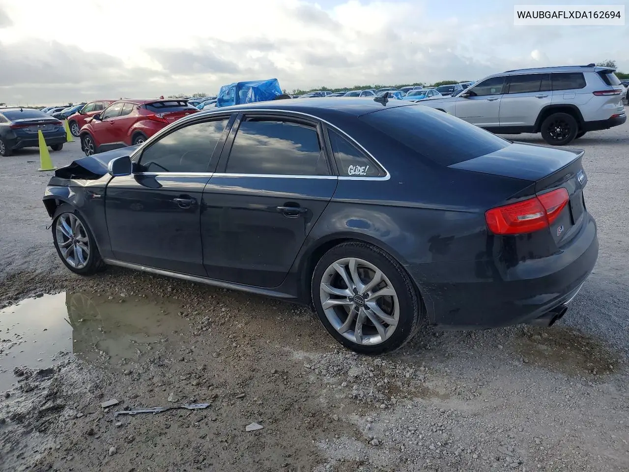 2013 Audi S4 Premium Plus VIN: WAUBGAFLXDA162694 Lot: 57036306