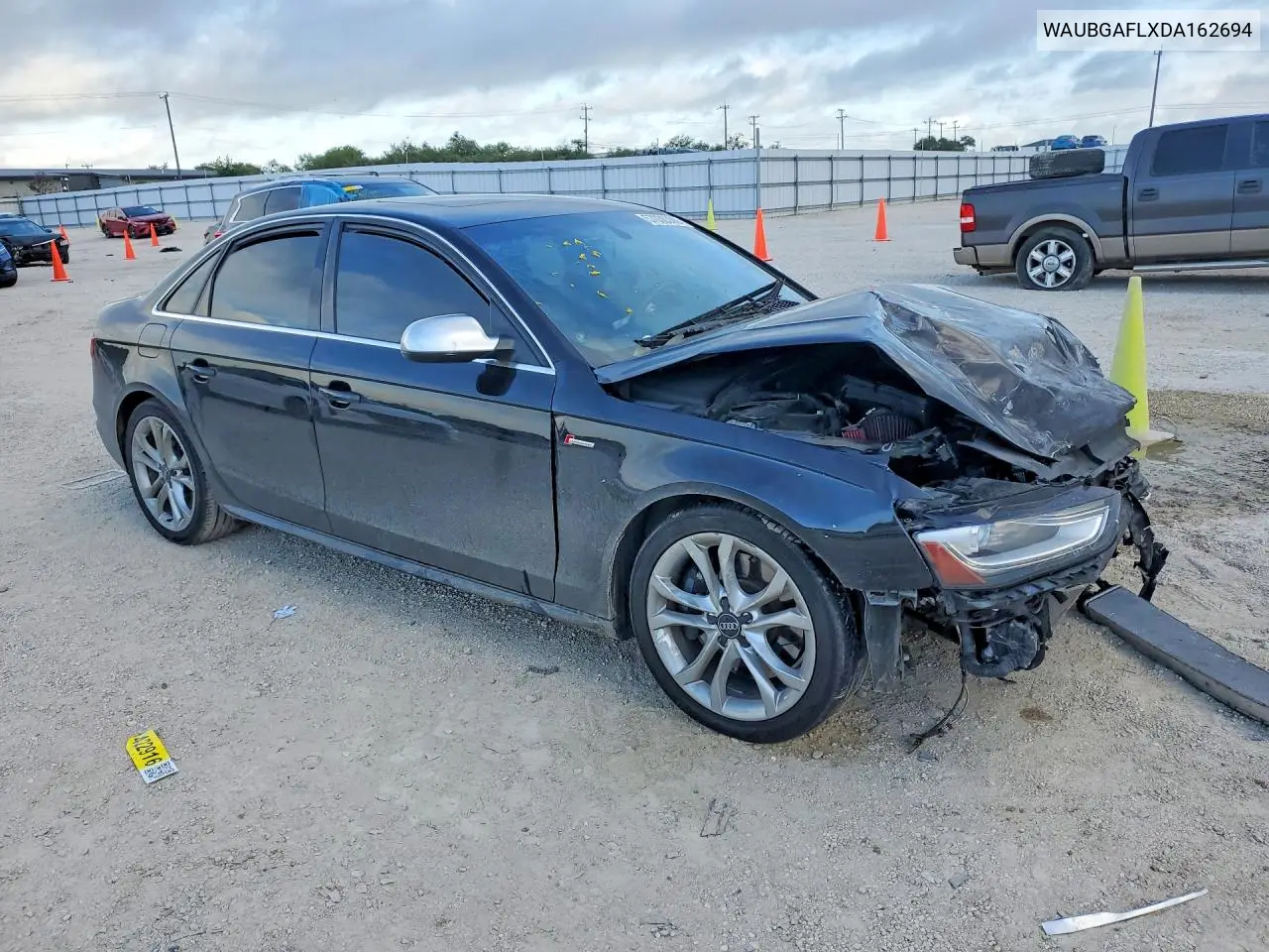 2013 Audi S4 Premium Plus VIN: WAUBGAFLXDA162694 Lot: 57036306