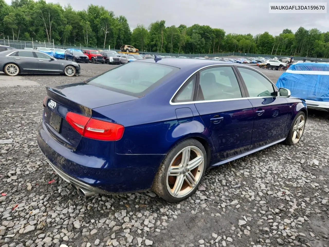 2013 Audi S4 Prestige VIN: WAUKGAFL3DA159670 Lot: 59227706