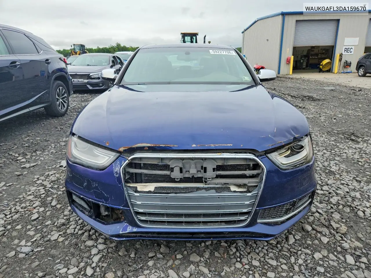 2013 Audi S4 Prestige VIN: WAUKGAFL3DA159670 Lot: 59227706