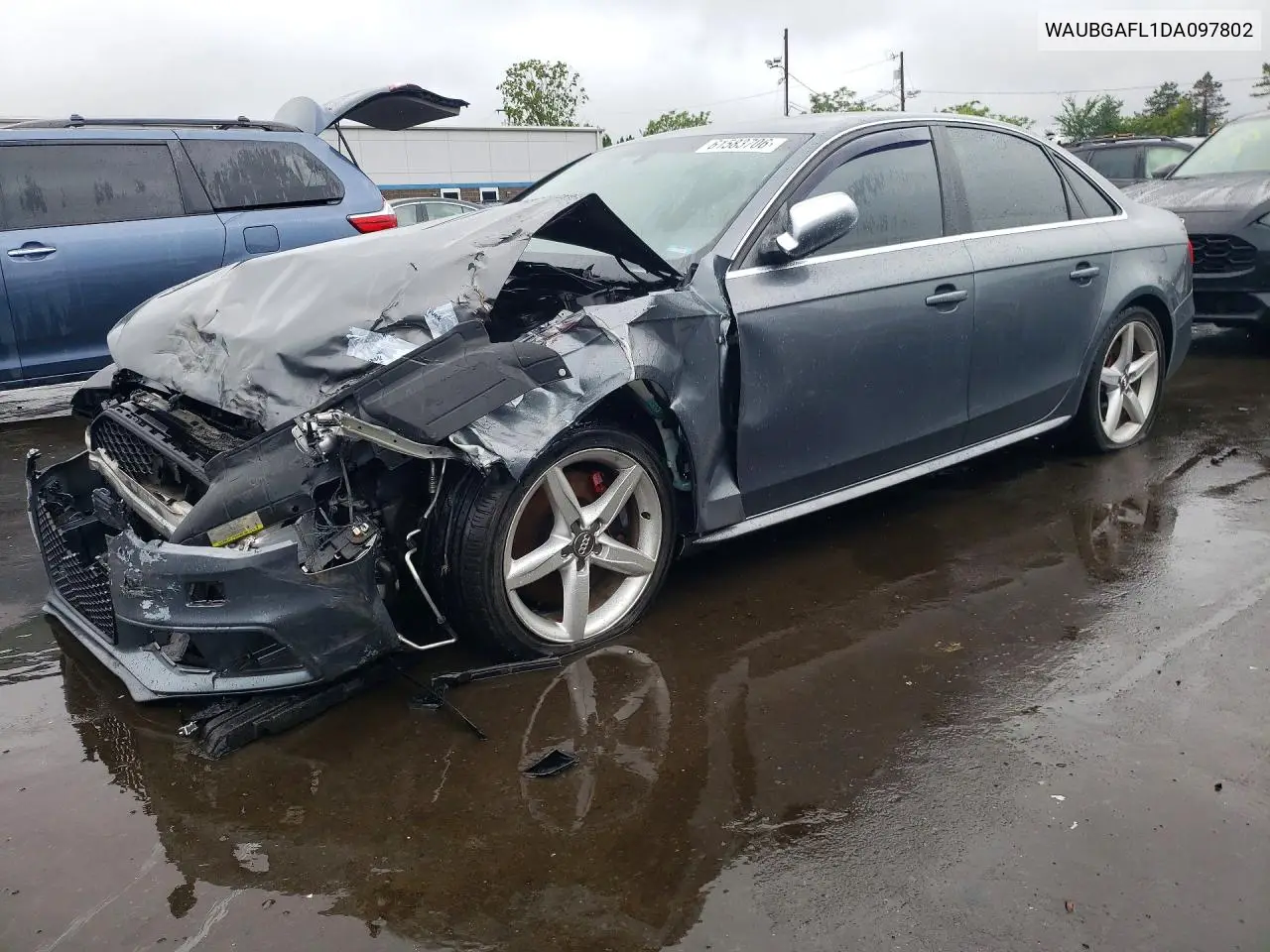 2013 Audi S4 Premium Plus VIN: WAUBGAFL1DA097802 Lot: 61583706