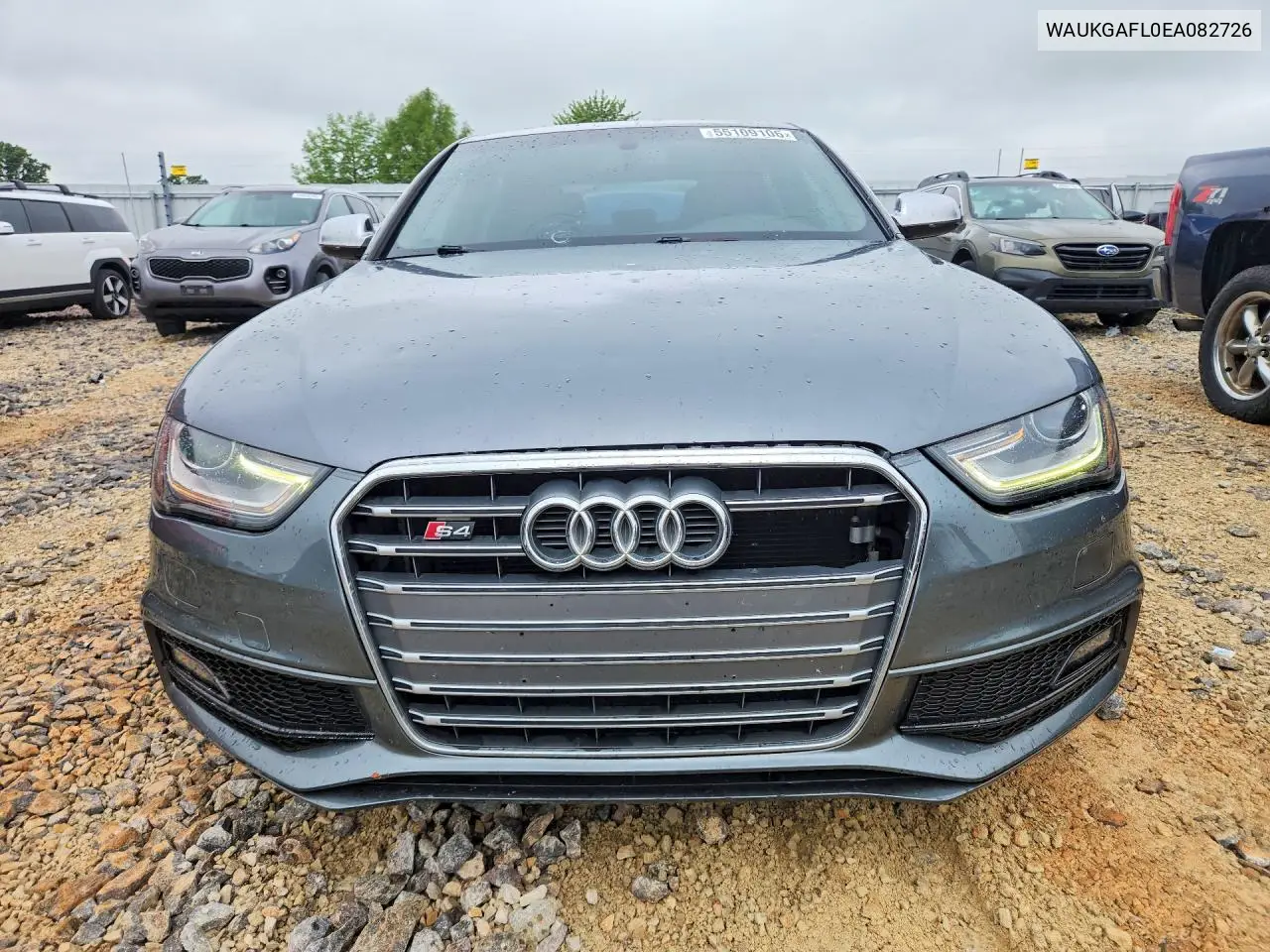 2014 Audi S4 Prestige VIN: WAUKGAFL0EA082726 Lot: 55109106