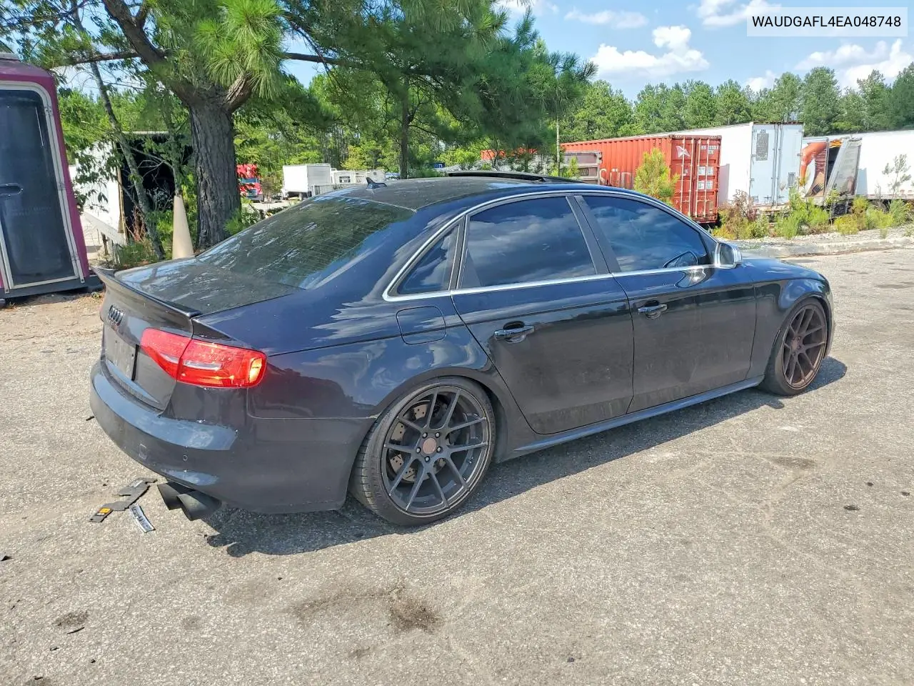 2014 Audi S4 Premium Plus VIN: WAUDGAFL4EA048748 Lot: 57544406