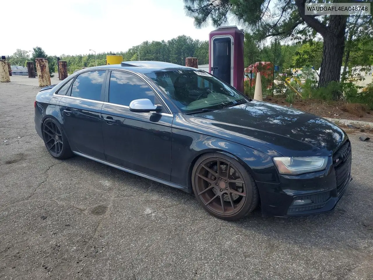 2014 Audi S4 Premium Plus VIN: WAUDGAFL4EA048748 Lot: 57544406