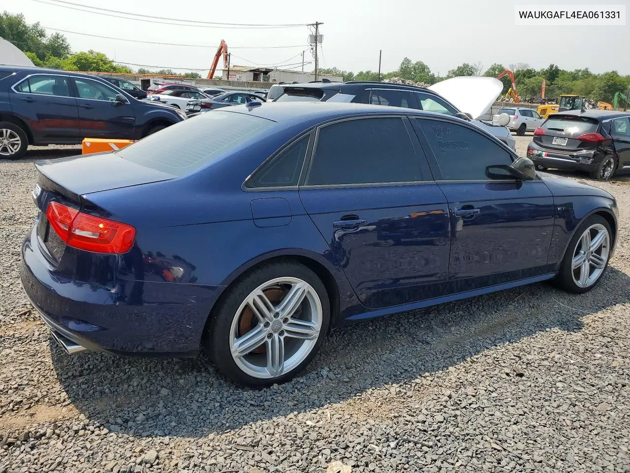2014 Audi S4 Prestige VIN: WAUKGAFL4EA061331 Lot: 61167886
