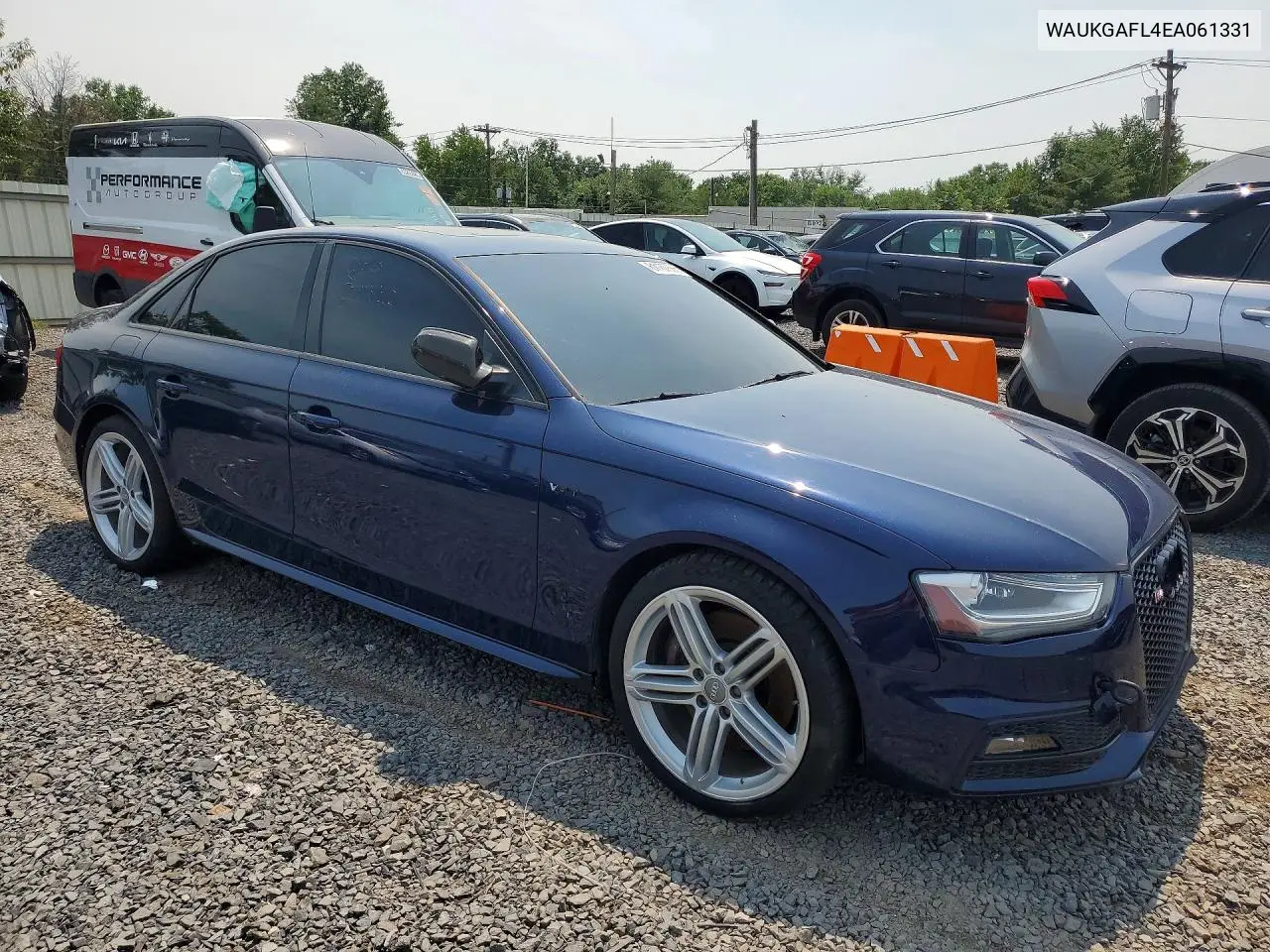 2014 Audi S4 Prestige VIN: WAUKGAFL4EA061331 Lot: 61167886