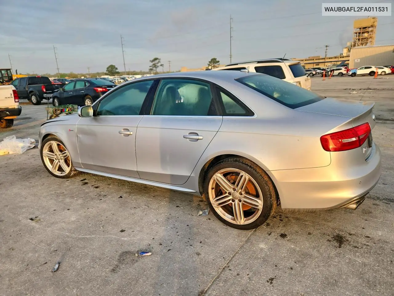 2015 Audi S4 Premium Plus VIN: WAUBGAFL2FA011531 Lot: 41781726