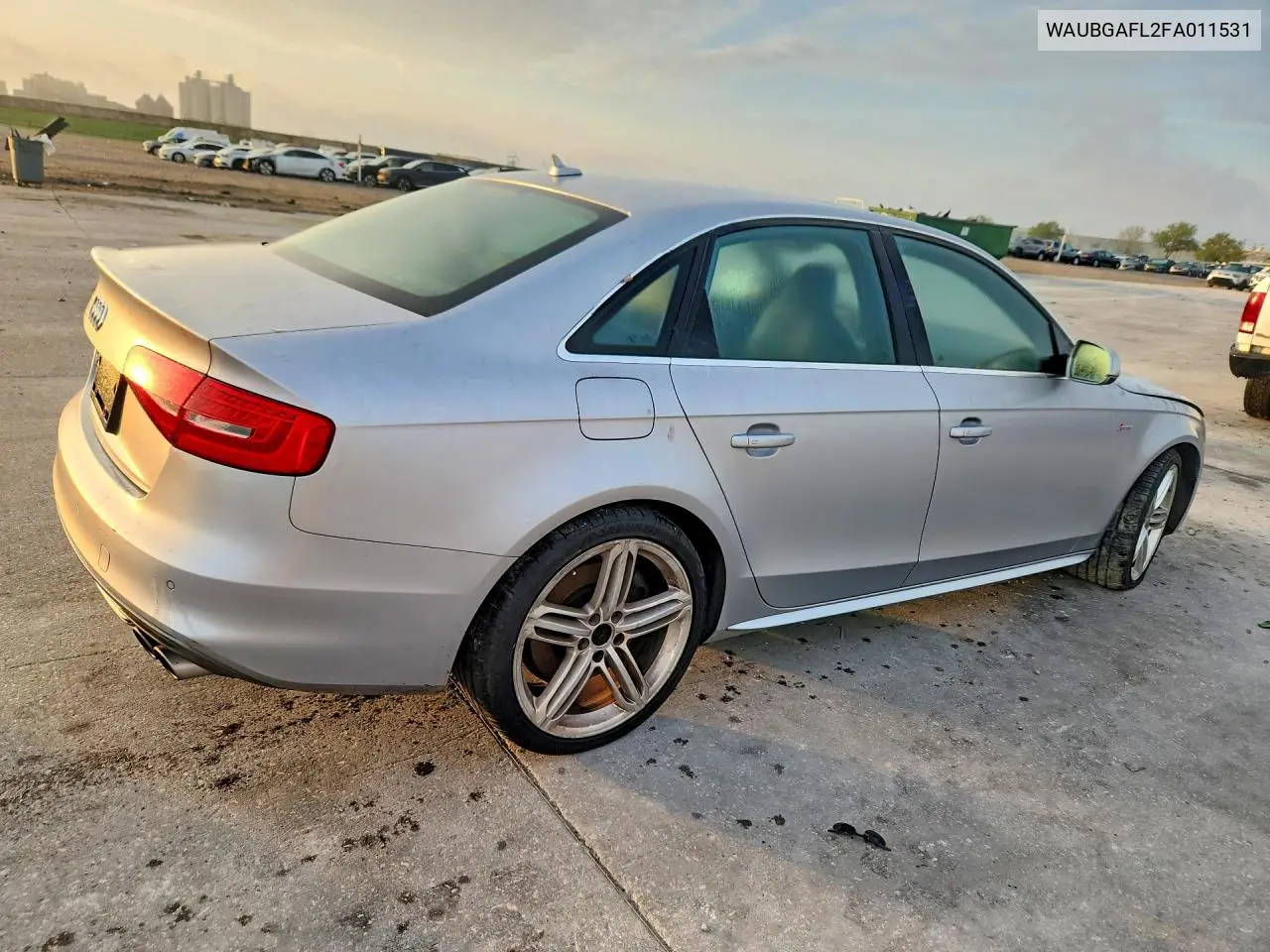 2015 Audi S4 Premium Plus VIN: WAUBGAFL2FA011531 Lot: 41781726