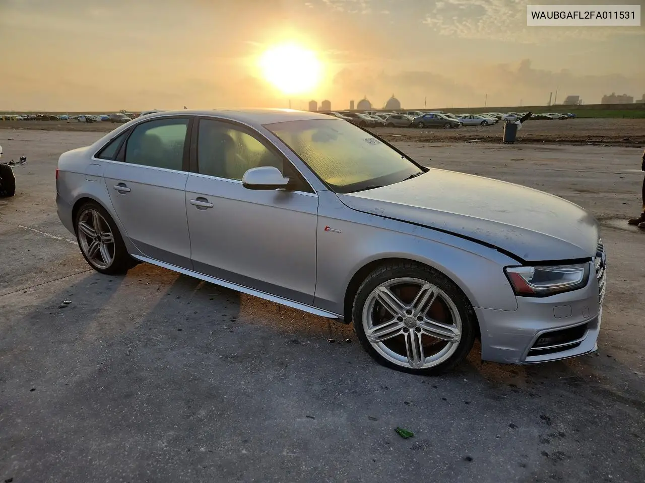 2015 Audi S4 Premium Plus VIN: WAUBGAFL2FA011531 Lot: 41781726