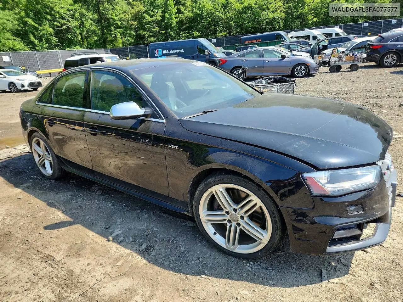 2015 Audi S4 Premium Plus VIN: WAUDGAFL3FA077577 Lot: 55477036