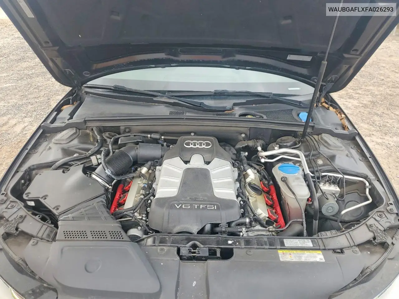 2015 Audi S4 Premium Plus VIN: WAUBGAFLXFA026293 Lot: 55801786