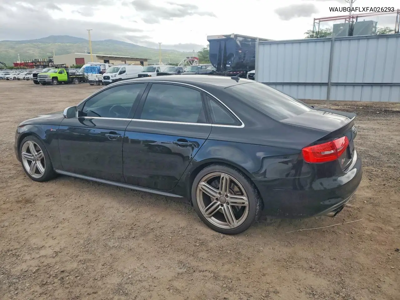 2015 Audi S4 Premium Plus VIN: WAUBGAFLXFA026293 Lot: 55801786