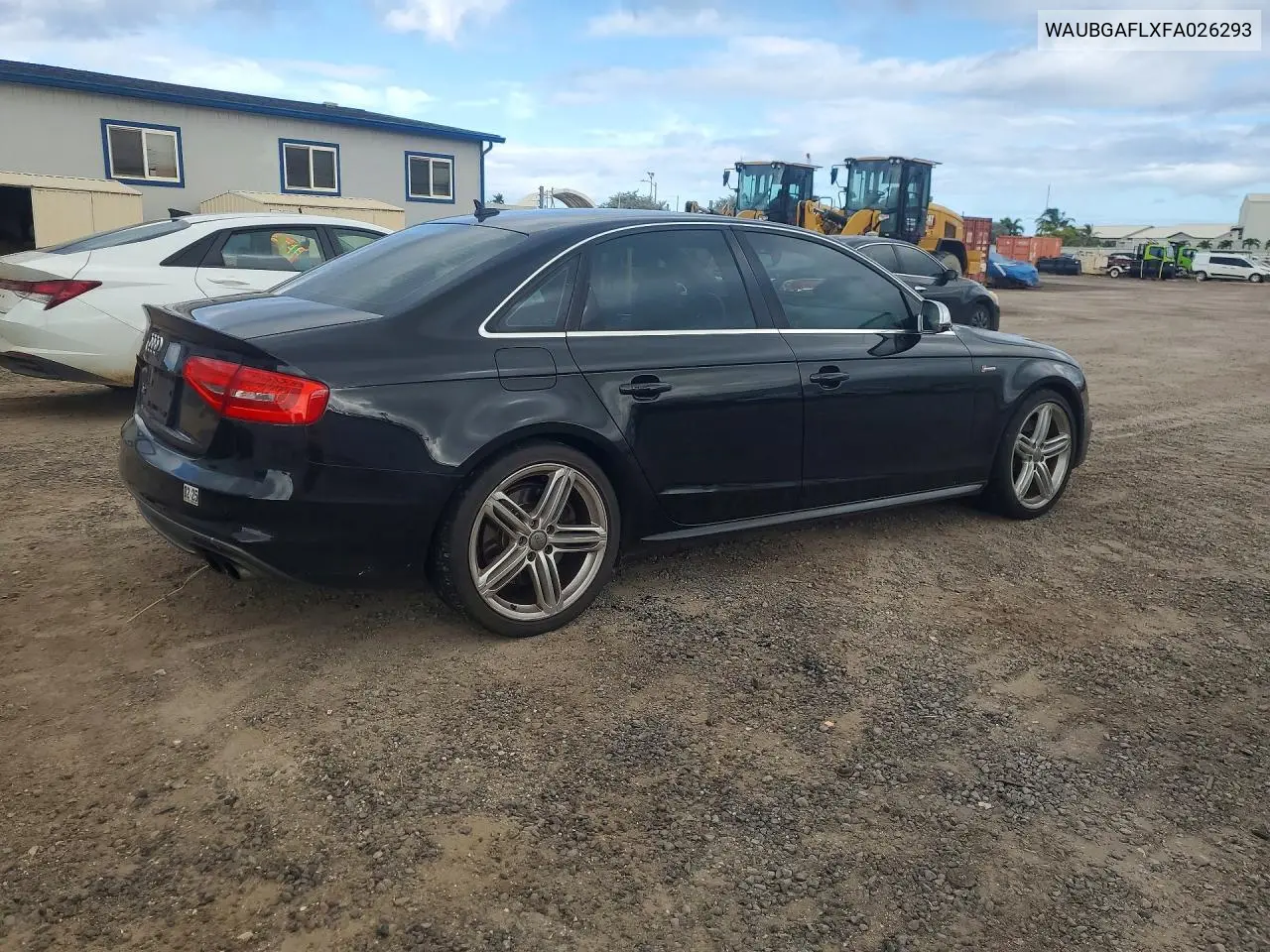 2015 Audi S4 Premium Plus VIN: WAUBGAFLXFA026293 Lot: 55801786