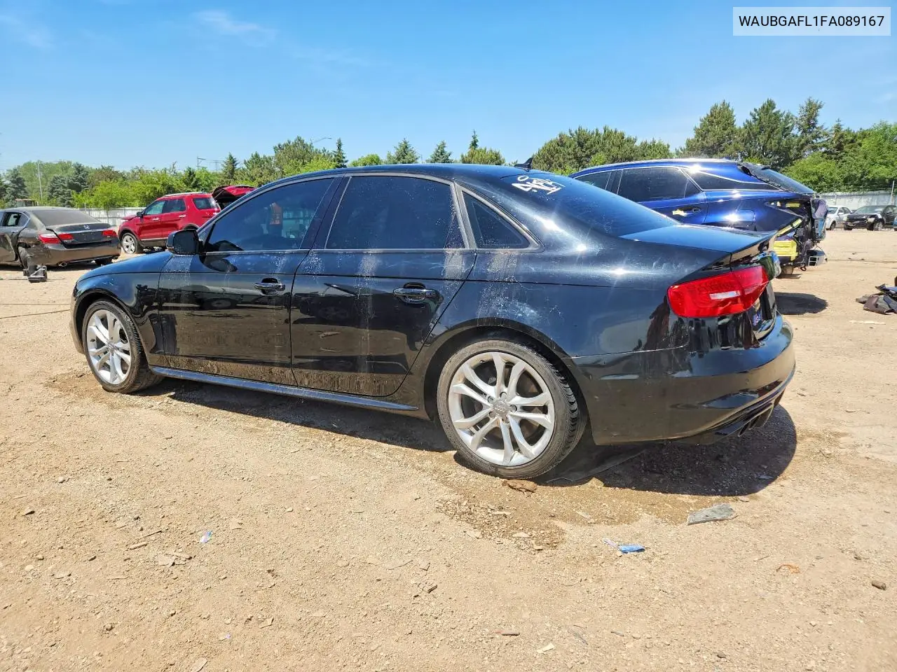 2015 Audi S4 Premium Plus VIN: WAUBGAFL1FA089167 Lot: 55915546