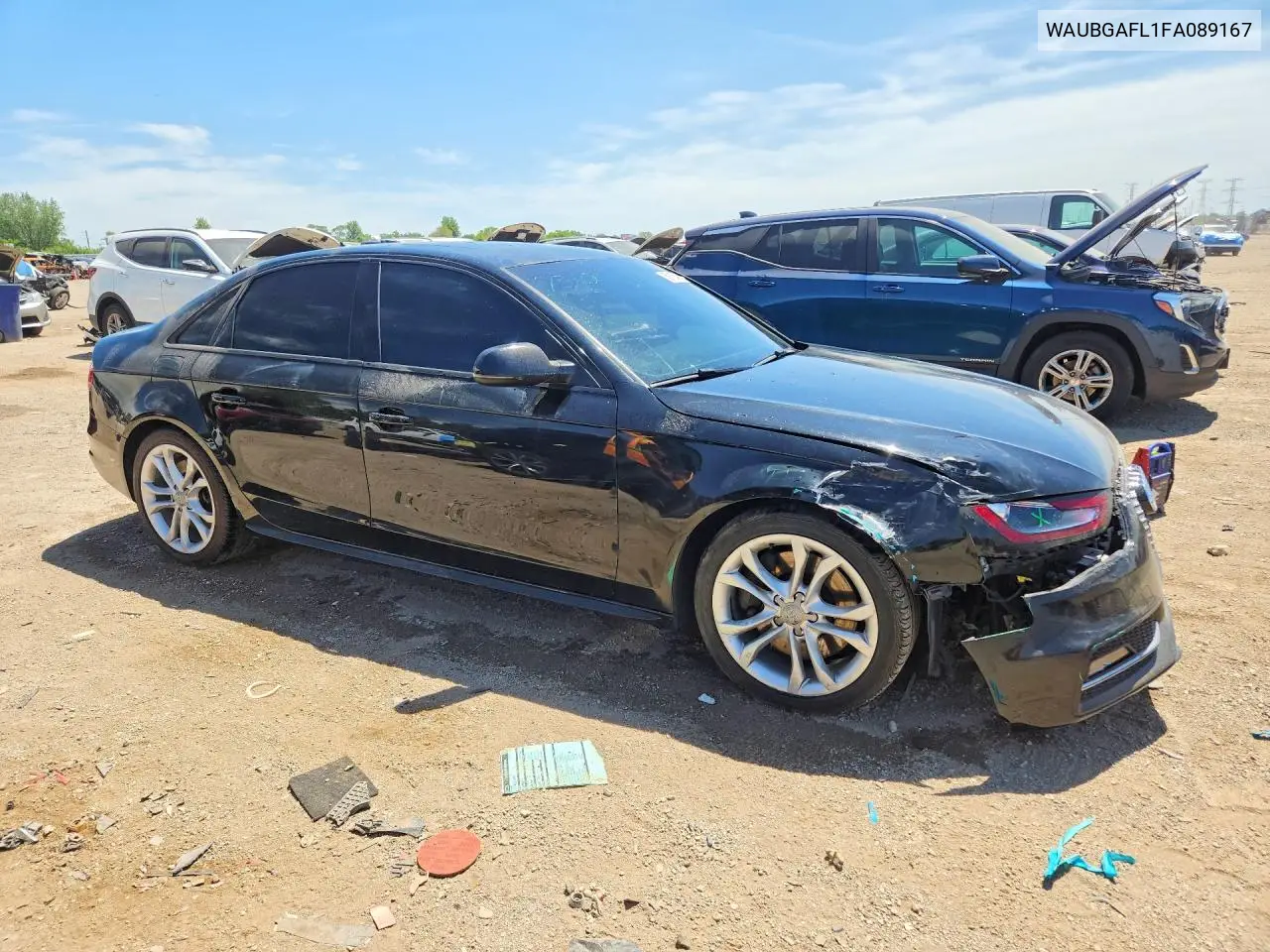 2015 Audi S4 Premium Plus VIN: WAUBGAFL1FA089167 Lot: 55915546