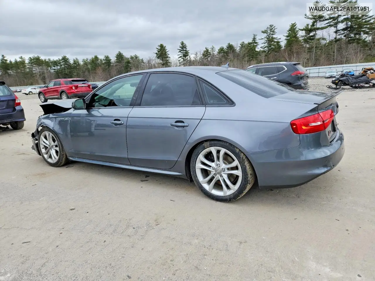 2015 Audi S4 Premium Plus VIN: WAUDGAFL2FA101951 Lot: 57924856