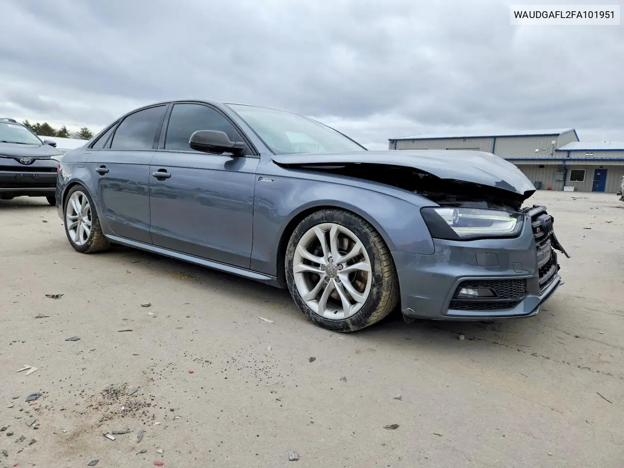 2015 Audi S4 Premium Plus VIN: WAUDGAFL2FA101951 Lot: 57924856
